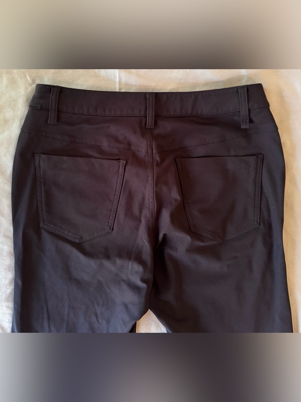 LULULEMON Men's Slim Straight Jeans in Obsidian Dark Grey - Picture 10 of 15